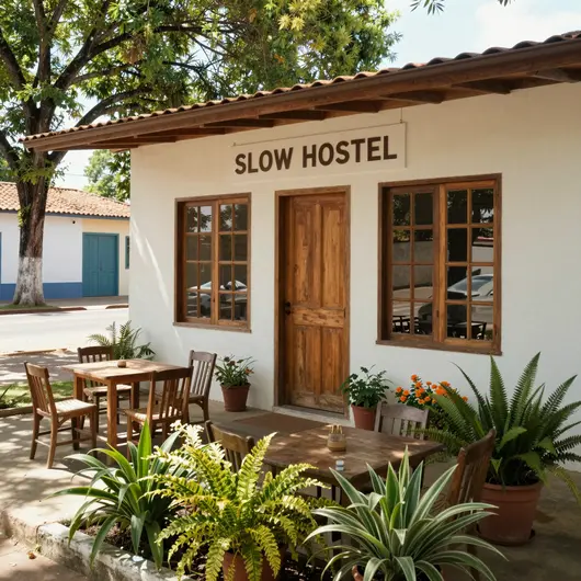 Descubra o Slow Hostel Descubra o Slow Hostel